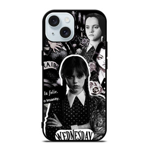 WEDNESDAY ART COLLAGE iPhone 15 Case