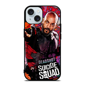 WILL SMITH SUICIDE SQUAD ART iPhone 15 Case WILL SMITH SUICIDE SQUAD ART iPhone 15 Case