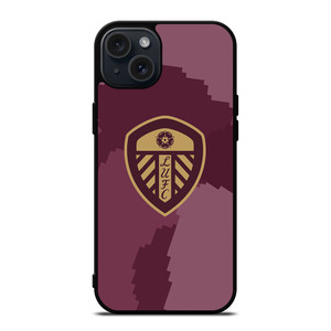 LEEDS UNITED FC ART LOGO iPhone 15 Plus Case