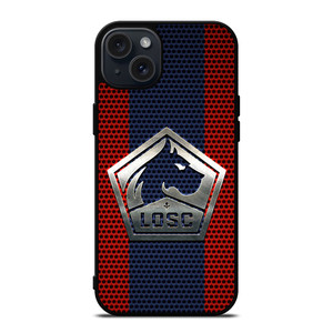 LOSC LILLE SYMBOL CLUB iPhone 15 Plus Case LOSC LILLE SYMBOL CLUB iPhone 15 Plus Case