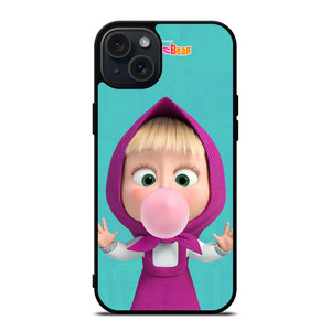 MASHA AND THE BEAR BUBBLEGUM iPhone 15 Plus Case MASHA AND THE BEAR BUBBLEGUM iPhone 15 Plus Case