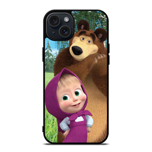 MASHA AND THE BEAR CUTE iPhone 15 Plus Case MASHA AND THE BEAR CUTE iPhone 15 Plus Case