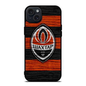 SHAKHTAR DONETSK LOGO WOODEN iPhone 15 Plus Case SHAKHTAR DONETSK LOGO WOODEN iPhone 15 Plus Case