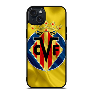 VILLARREAL LOGO ART iPhone 15 Plus Case
