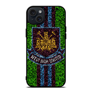 WEST HAM UNITED LOGO ART iPhone 15 Plus Case WEST HAM UNITED LOGO ART iPhone 15 Plus Case