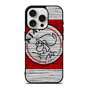 AJAX AMSTERDAM LOGO WOODEN iPhone 15 Pro Case