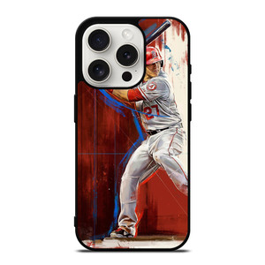 ART OF MIKE TROUT ANGELS iPhone 15 Pro Case ART OF MIKE TROUT ANGELS iPhone 15 Pro Case