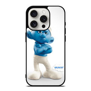 GROUCHY THE SMURF iPhone 15 Pro Case