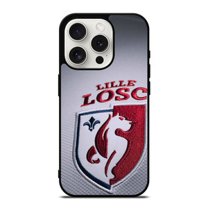 LOSC LILLE LOGO ART iPhone 15 Pro Case LOSC LILLE LOGO ART iPhone 15 Pro Case