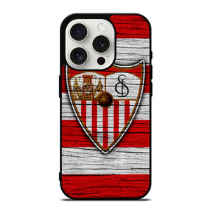 SEVILLA FC LOGO WOODEN iPhone 15 Pro Case SEVILLA FC LOGO WOODEN iPhone 15 Pro Case