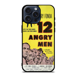 12 ANGRY MEN OLD POSTER iPhone 15 Pro Max Case