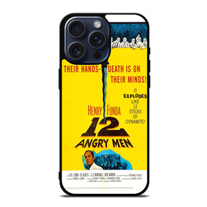 12 ANGRY MEN VINTAGE POSTER iPhone 15 Pro Max Case