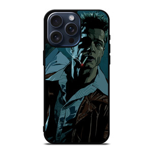 BRAD PITT FIGHT CLUB iPhone 15 Pro Max Case BRAD PITT FIGHT CLUB iPhone 15 Pro Max Case