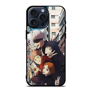 JUJUTSU KAISEN MAIN CHARACTERS iPhone 15 Pro Max Case JUJUTSU KAISEN MAIN CHARACTERS iPhone 15 Pro Max Case