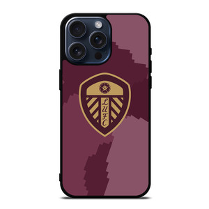 LEEDS UNITED FC ART LOGO iPhone 15 Pro Max Case LEEDS UNITED FC ART LOGO iPhone 15 Pro Max Case