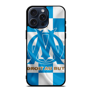 OLYMPIQUE DE MARSEILLE FC LOGO iPhone 15 Pro Max Case OLYMPIQUE DE MARSEILLE FC LOGO iPhone 15 Pro Max Case