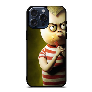 PUGSLEY THE ADDAMS FAMILY iPhone 15 Pro Max Case PUGSLEY THE ADDAMS FAMILY iPhone 15 Pro Max Case
