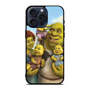 SHREK AND FAMILY iPhone 15 Pro Max Case SHREK AND FAMILY iPhone 15 Pro Max Case