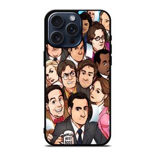 THE OFFICE SERIAL MOVIE CHARACTERS iPhone 15 Pro Max Case THE OFFICE SERIAL MOVIE CHARACTERS iPhone 15 Pro Max Case