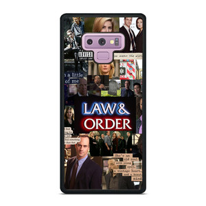 LAW AND ORDER COLLAGE Samsung Galaxy Note 9 Case
