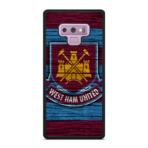 WEST HAM UNITED LOGO WOODEN Samsung Galaxy Note 9 Case WEST HAM UNITED LOGO WOODEN Samsung Galaxy Note 9 Case