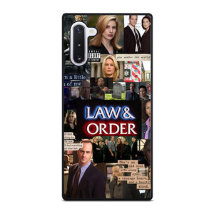 LAW AND ORDER COLLAGE Samsung Galaxy Note 10 Case