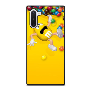 M&M'S CHOCOLATE YELLOW ICON Samsung Galaxy Note 10 Case