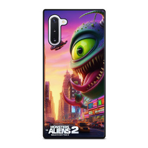 MONSTER VS ALIENS FUNNY CARTOON Samsung Galaxy Note 10 Case MONSTER VS ALIENS FUNNY CARTOON Samsung Galaxy Note 10 Case