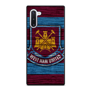 WEST HAM UNITED LOGO WOODEN Samsung Galaxy Note 10 Case WEST HAM UNITED LOGO WOODEN Samsung Galaxy Note 10 Case