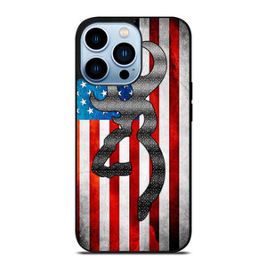 BROWNING AMERICAN FLAG iPhone 13 Pro Max Case BROWNING AMERICAN FLAG iPhone 13 Pro Max Case