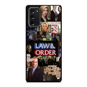 LAW AND ORDER COLLAGE Samsung Galaxy Note 20 Case