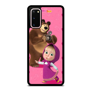 MASHA AND THE BEAR CUTE MODEL Samsung Galaxy S20 Case MASHA AND THE BEAR CUTE MODEL Samsung Galaxy S20 Case