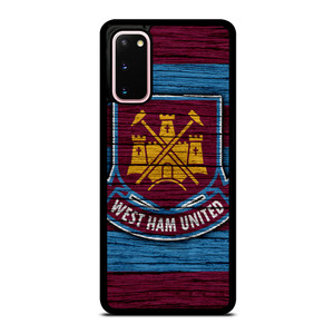 WEST HAM UNITED LOGO WOODEN Samsung Galaxy S20 Case