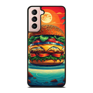JIMMY BUFFETT BURGER Samsung Galaxy S21 Case JIMMY BUFFETT BURGER Samsung Galaxy S21 Case