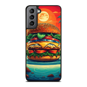 JIMMY BUFFETT BURGER Samsung Galaxy S21 Plus Case