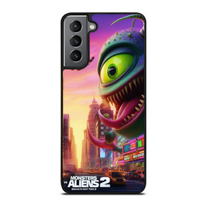 MONSTER VS ALIENS FUNNY CARTOON Samsung Galaxy S21 Plus Case