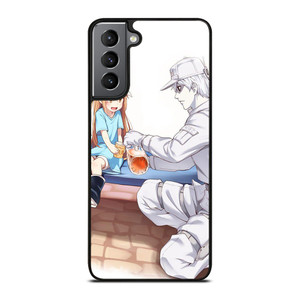 RED BLOOD CELLS AT WORK Samsung Galaxy S21 Plus Case