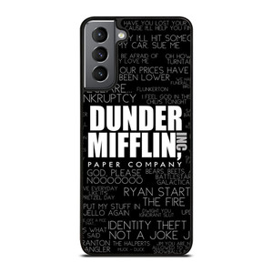 THE OFFICE DUNDER MIFFLIN QUOTES Samsung Galaxy S21 Plus Case