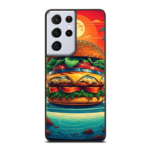 JIMMY BUFFETT BURGER Samsung Galaxy S21 Ultra Case