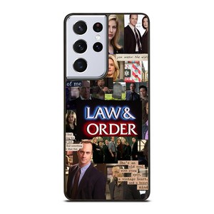 LAW AND ORDER COLLAGE Samsung Galaxy S21 Ultra Case