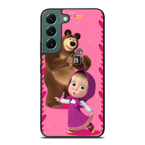 MASHA AND THE BEAR CUTE MODEL Samsung Galaxy S22 Case MASHA AND THE BEAR CUTE MODEL Samsung Galaxy S22 Case