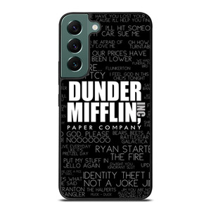 THE OFFICE DUNDER MIFFLIN QUOTES Samsung Galaxy S22 Case THE OFFICE DUNDER MIFFLIN QUOTES Samsung Galaxy S22 Case