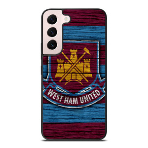 WEST HAM UNITED LOGO WOODEN Samsung Galaxy S22 Plus Case WEST HAM UNITED LOGO WOODEN Samsung Galaxy S22 Plus Case