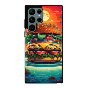 JIMMY BUFFETT BURGER Samsung Galaxy S22 Ultra Case