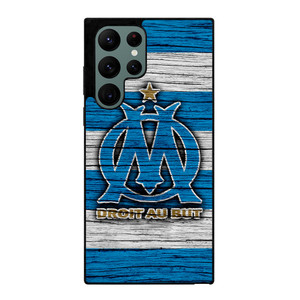 OLYMPIQUE DE MARSEILLE LOGO WOODEN Samsung Galaxy S22 Ultra Case OLYMPIQUE DE MARSEILLE LOGO WOODEN Samsung Galaxy S22 Ultra Case