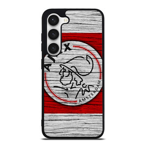AJAX AMSTERDAM LOGO WOODEN Samsung Galaxy S23 Case AJAX AMSTERDAM LOGO WOODEN Samsung Galaxy S23 Case
