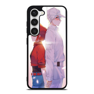 RED BLOOD AND WHITE BLOOD CELLS AT WORK Samsung Galaxy S23 Case RED BLOOD AND WHITE BLOOD CELLS AT WORK Samsung Galaxy S23 Case