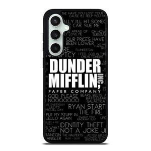 THE OFFICE DUNDER MIFFLIN QUOTES Samsung Galaxy S23 FE Case THE OFFICE DUNDER MIFFLIN QUOTES Samsung Galaxy S23 FE Case