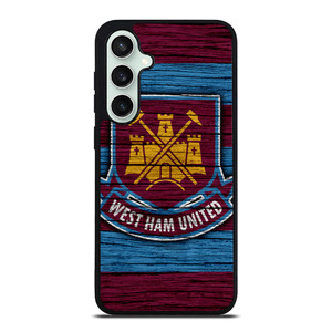 WEST HAM UNITED LOGO WOODEN Samsung Galaxy S23 FE Case WEST HAM UNITED LOGO WOODEN Samsung Galaxy S23 FE Case