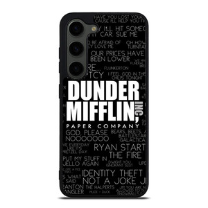 THE OFFICE DUNDER MIFFLIN QUOTES Samsung Galaxy S23 Plus Case